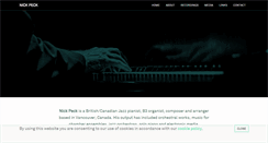 Desktop Screenshot of nickpeck.com